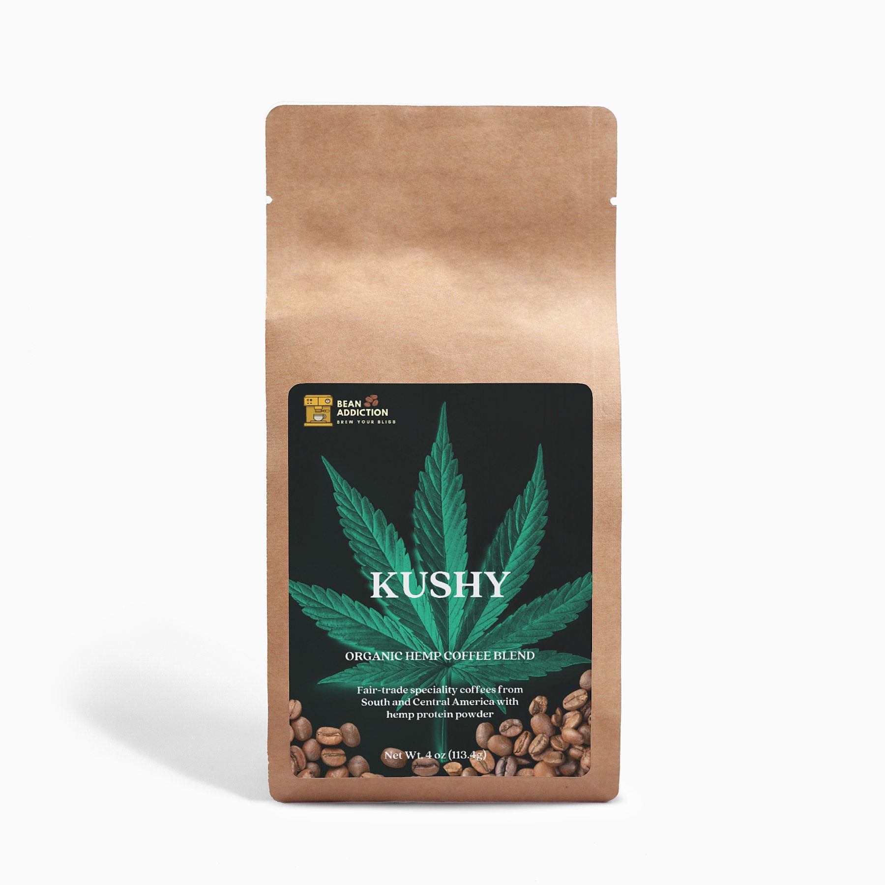 Organic Hemp Coffee Blend - Medium Roast 4oz