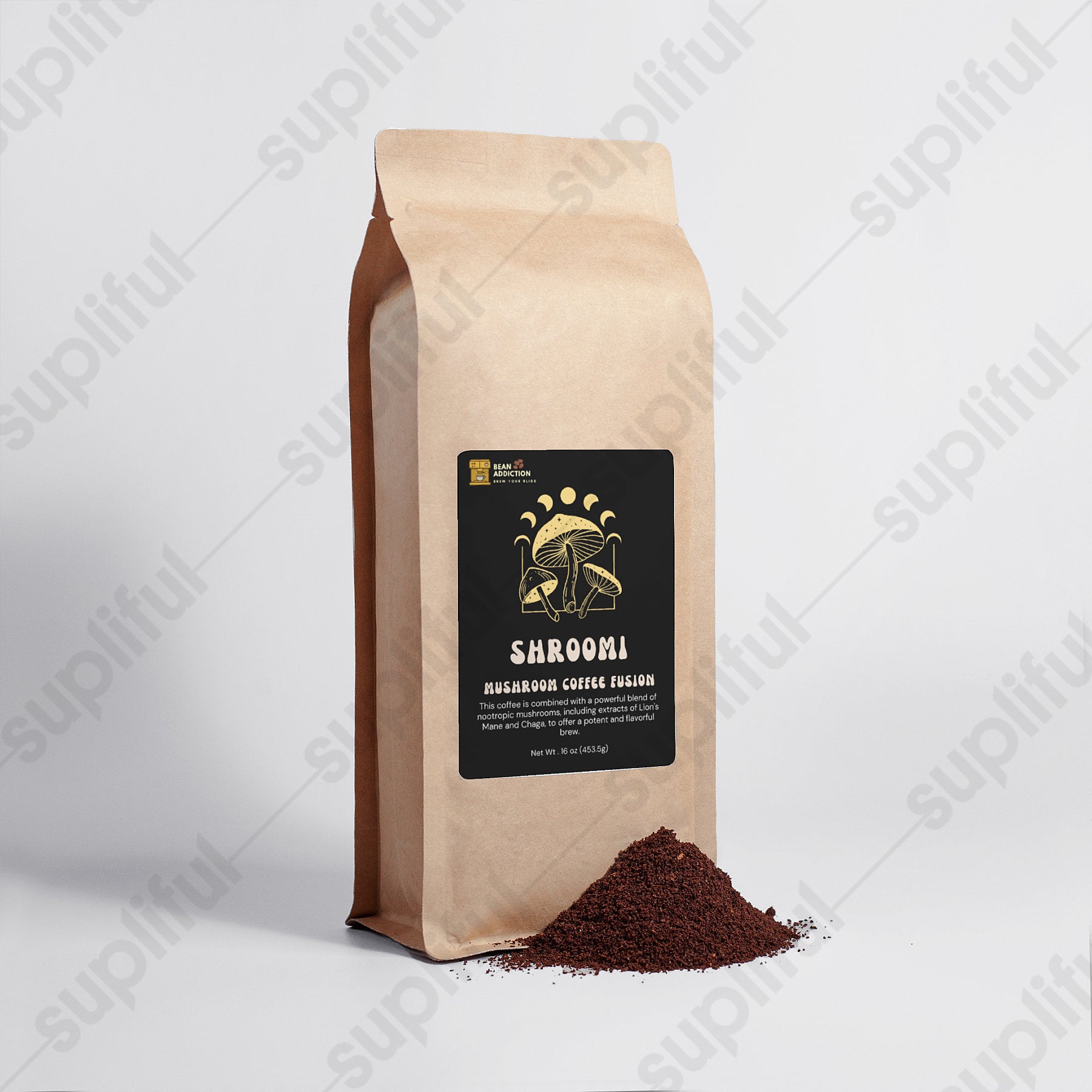 Mushroom Coffee Infusion - Lion’s Mane & Chaga 16oz